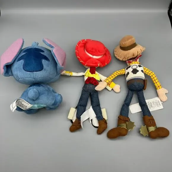 Disney Plush Toy Story Lilo Stitch Stuffed Animals Woody Jessie - Picture 2 of 6